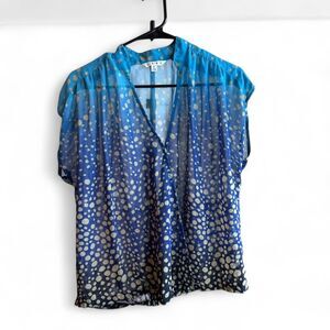 Cabi Women's Blue Blouse